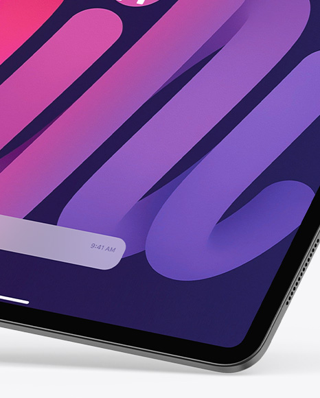 iPad Pro with Apple Pencil Mockup