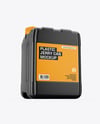 Plastic 5L Jerrycan Mockup