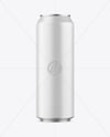 550ml Matte Aluminium Drink Can Mockup