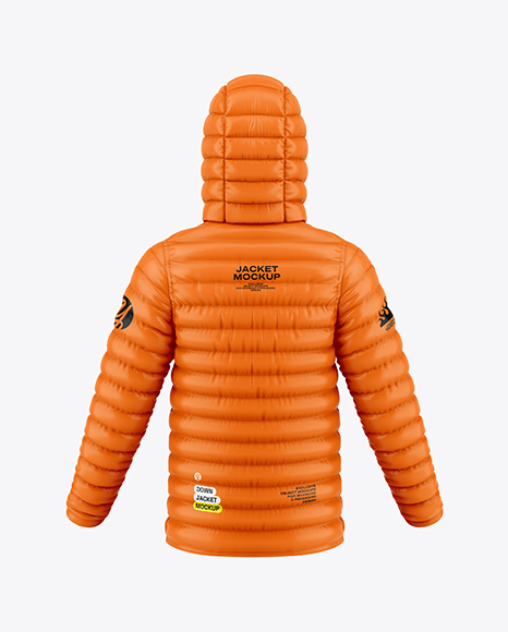 Glossy Down Jacket Mockup