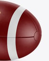 Leather Rugby Ball Mockup