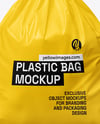 Plastic Bag in a Hand Mockup