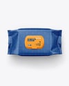 Matte Wet Wipes Pack Mockup