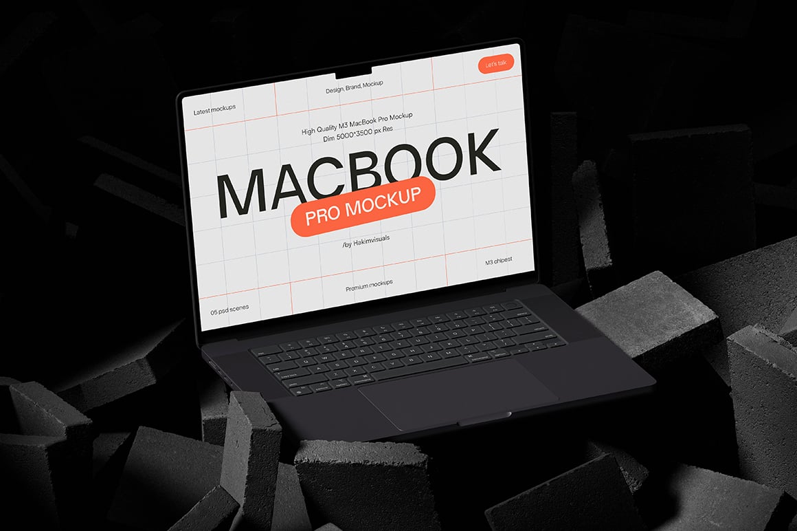 MacBook Pro M3 Mockup