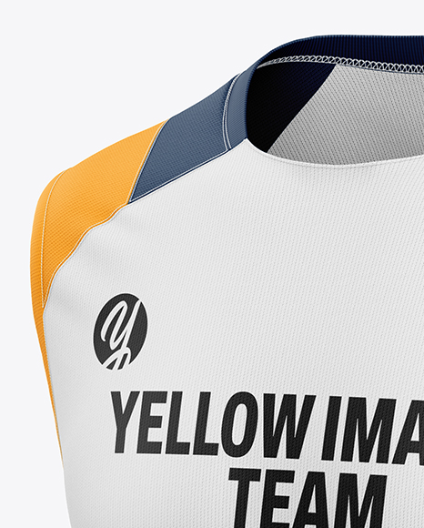 Training Sleeveless Jersey Mockup - Half Side View