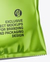 Metallic Snack Package Mockup