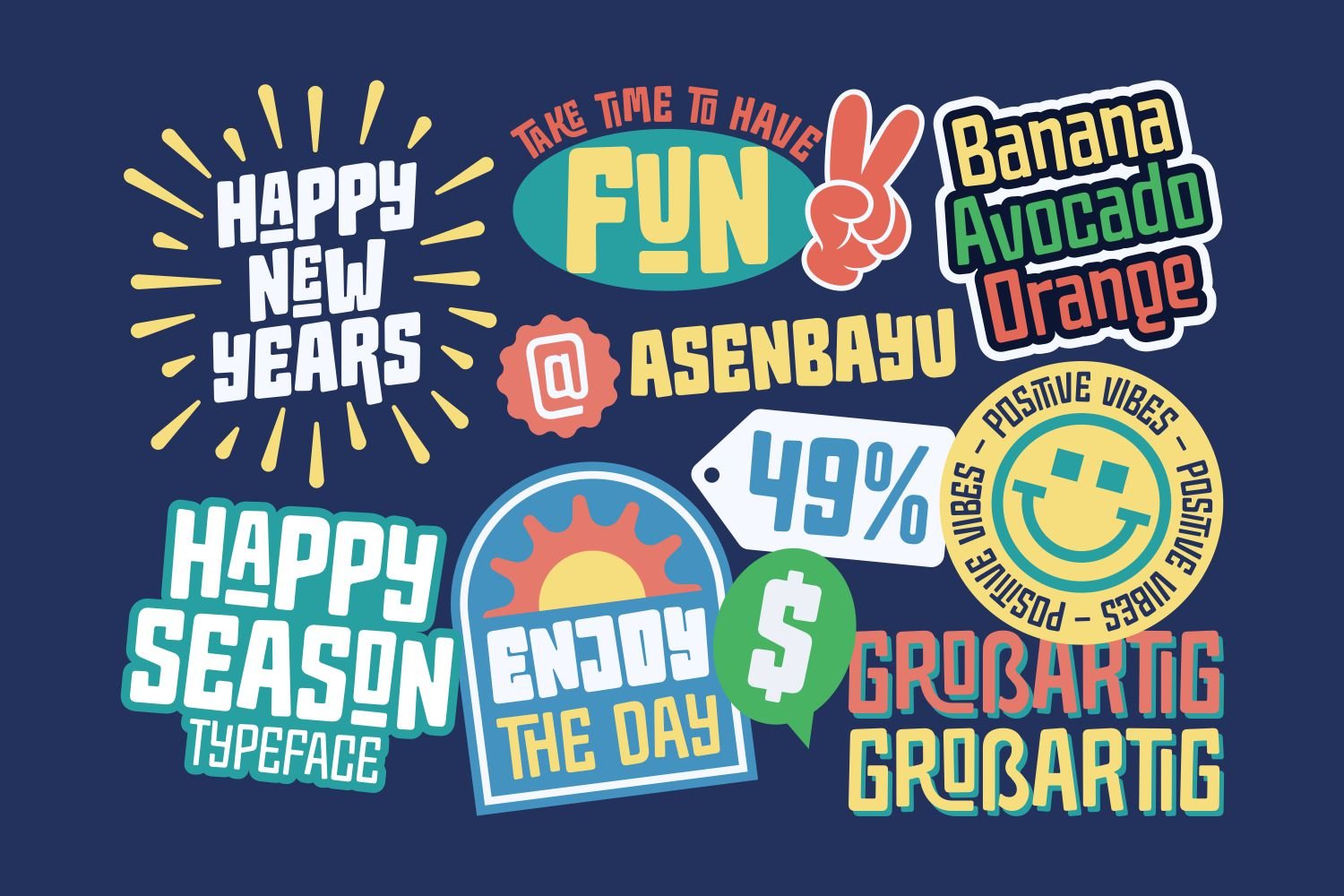 Happy Season Font Family