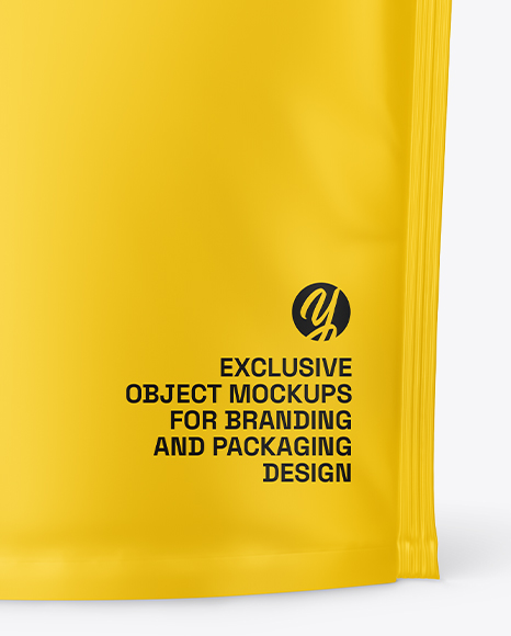 Matte Stand-up Pouch Mockup