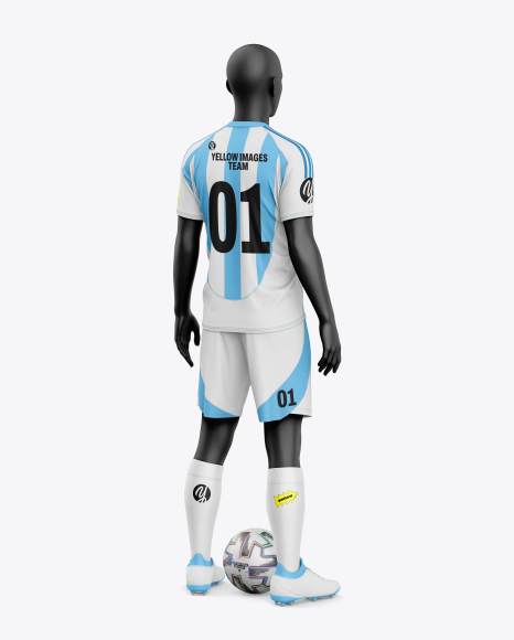 Soccer Kit w/ Mannequin Mockup
