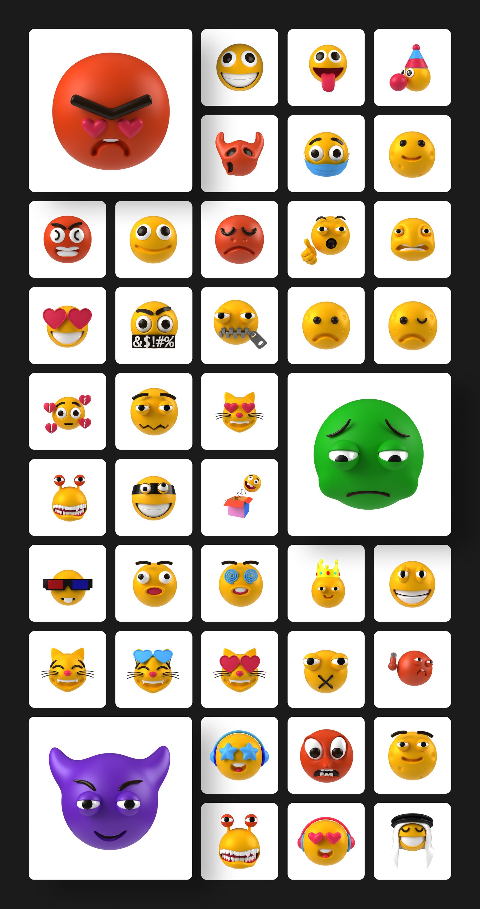 3D Emoji Icons