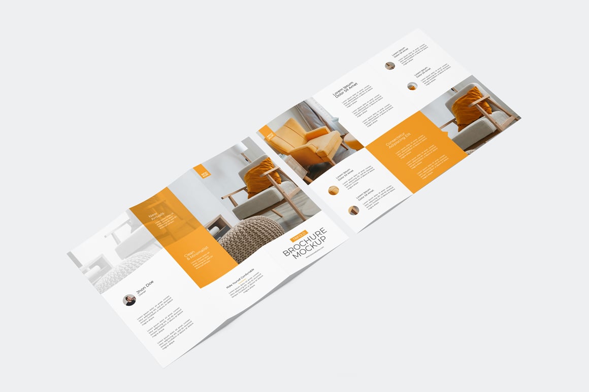 Trifold Brochure Mockup