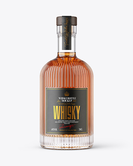 Whiskey Bottle Mockup