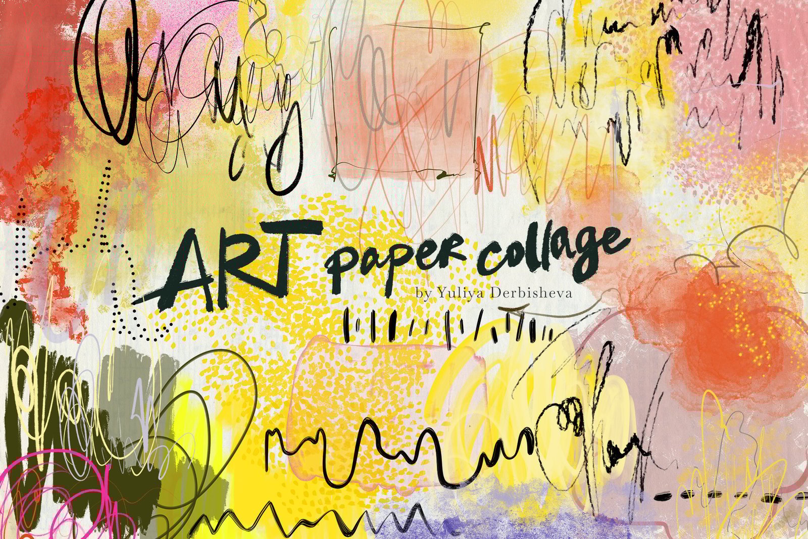 Art Paper collage Vintage &amp; Modern Overlay Textures, Torn, ripped, cutout elements scraps
