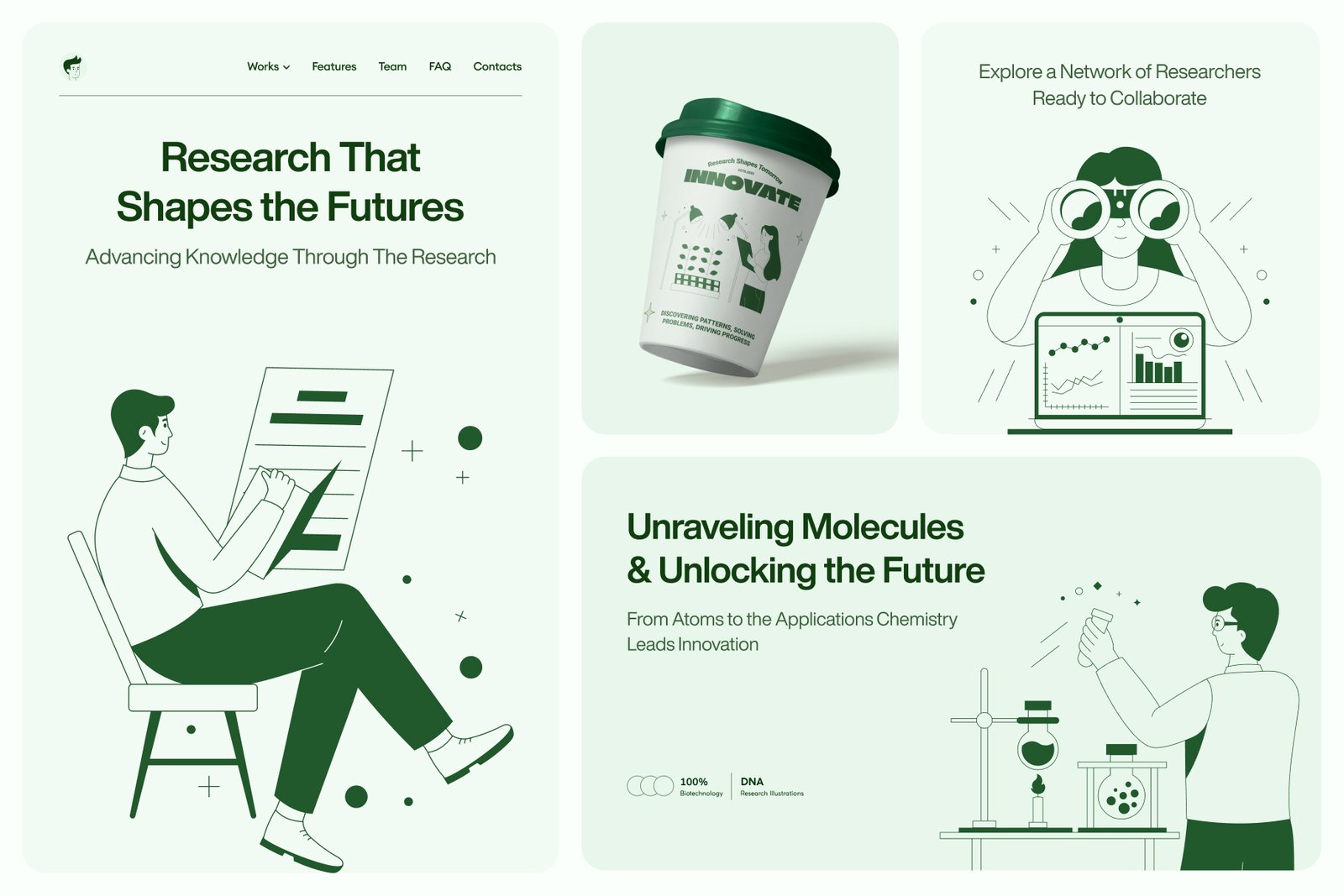 Research Illustration Set