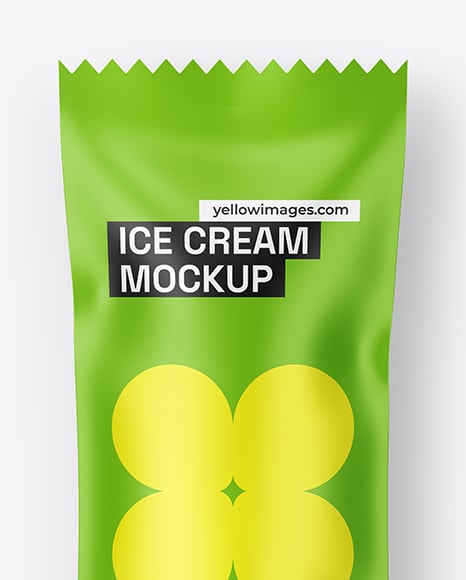 Matte Ice Cream Package Mockup
