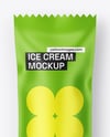 Matte Ice Cream Package Mockup