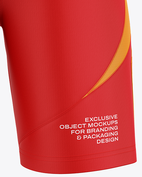 Training Shorts Mockup - Back View