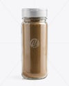 Glass Jar with Grounded Coriander Mockup