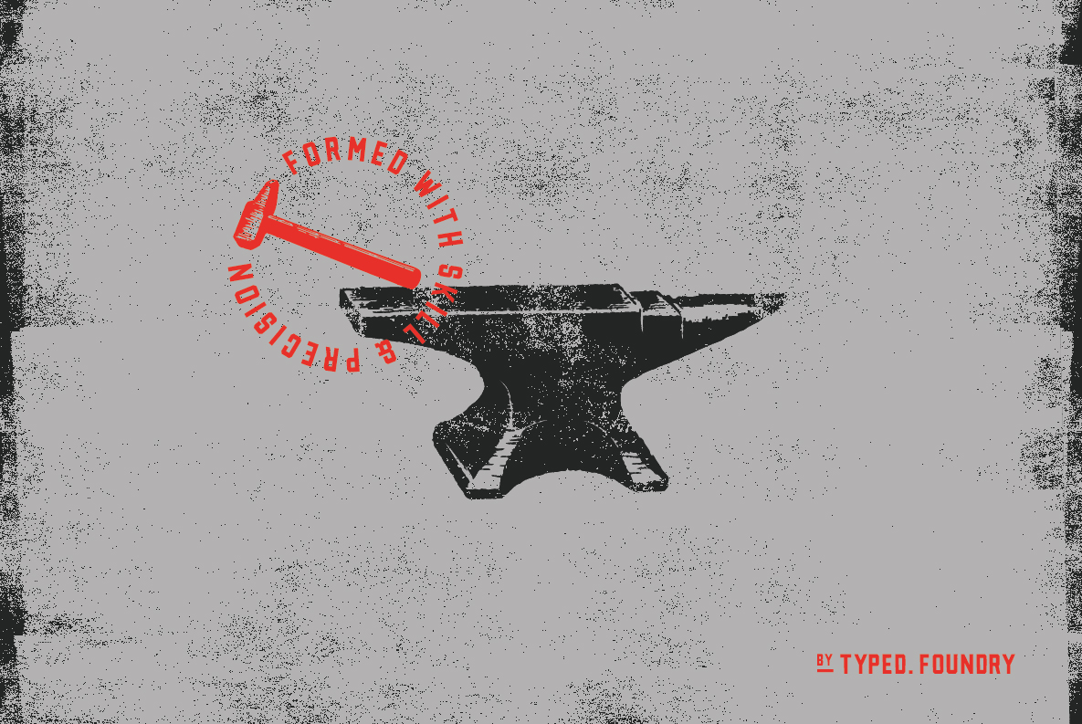 Forged Font Family