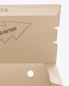 Opened Kraft Paper Food Box Mockup