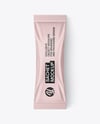 Glossy Sachet Mockup