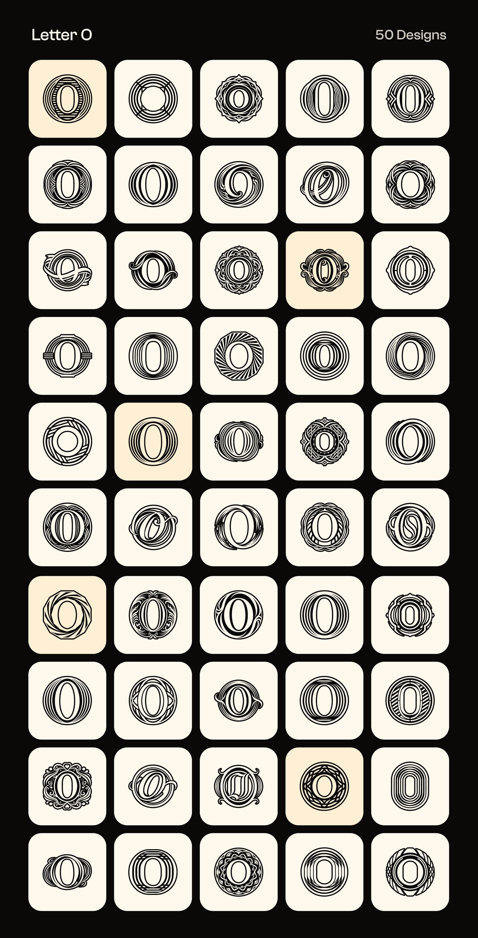 Alphabet Letters Logo Bundle