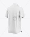 Men's Short Sleeve Shirt Mockup - Half Side View