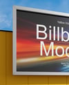 Billboard on the City Street Mockup