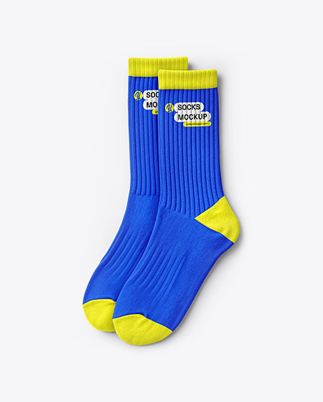 Pair of Socks Mockup