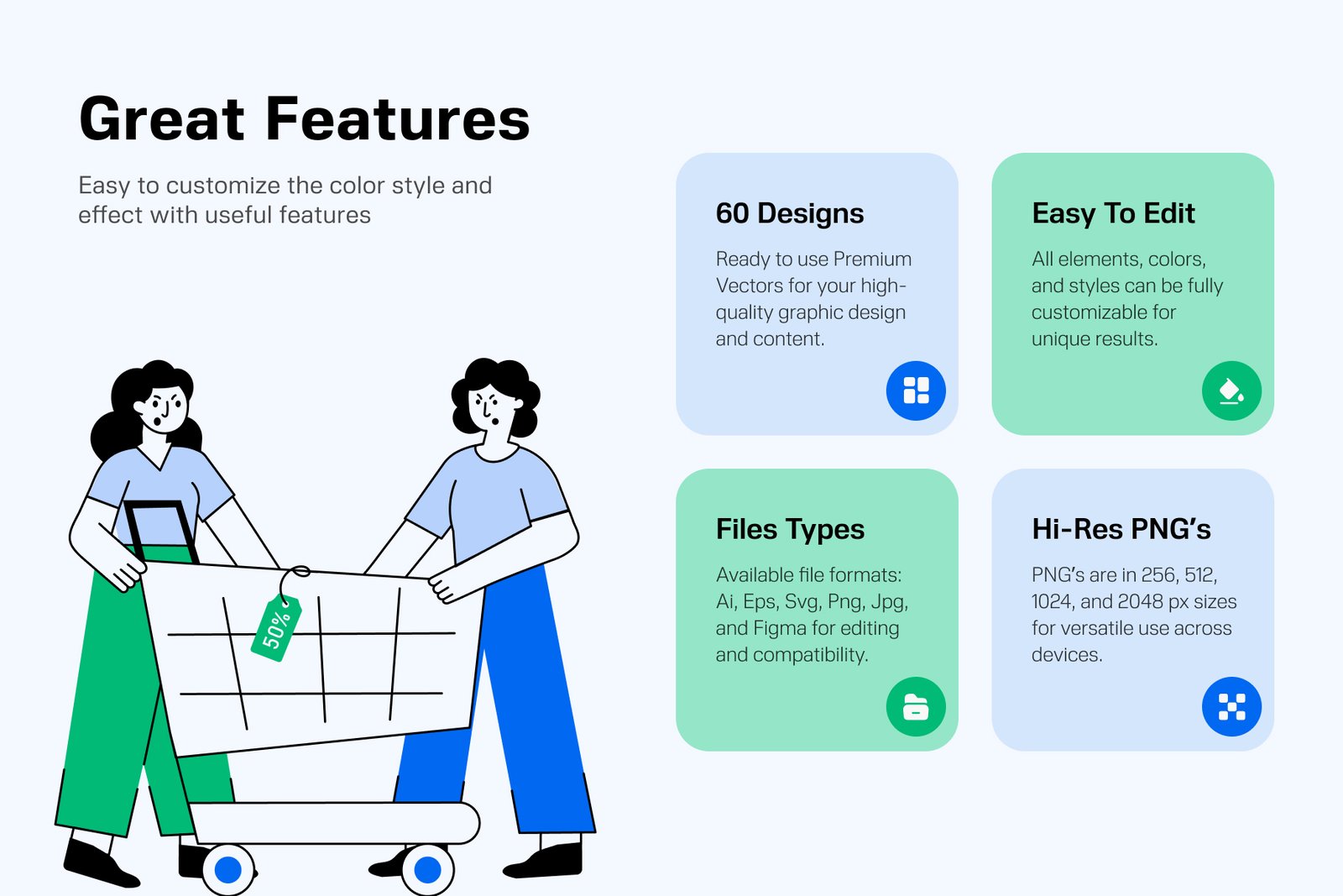 Shopping Illustration Art