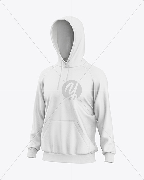 Men's Hoodie Mockup - Half Side View