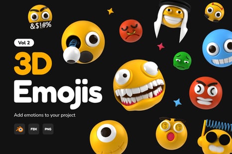 3D Emoji Icons - Graphics