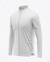 Full-Zip Long Sleeve Jersey Mockup