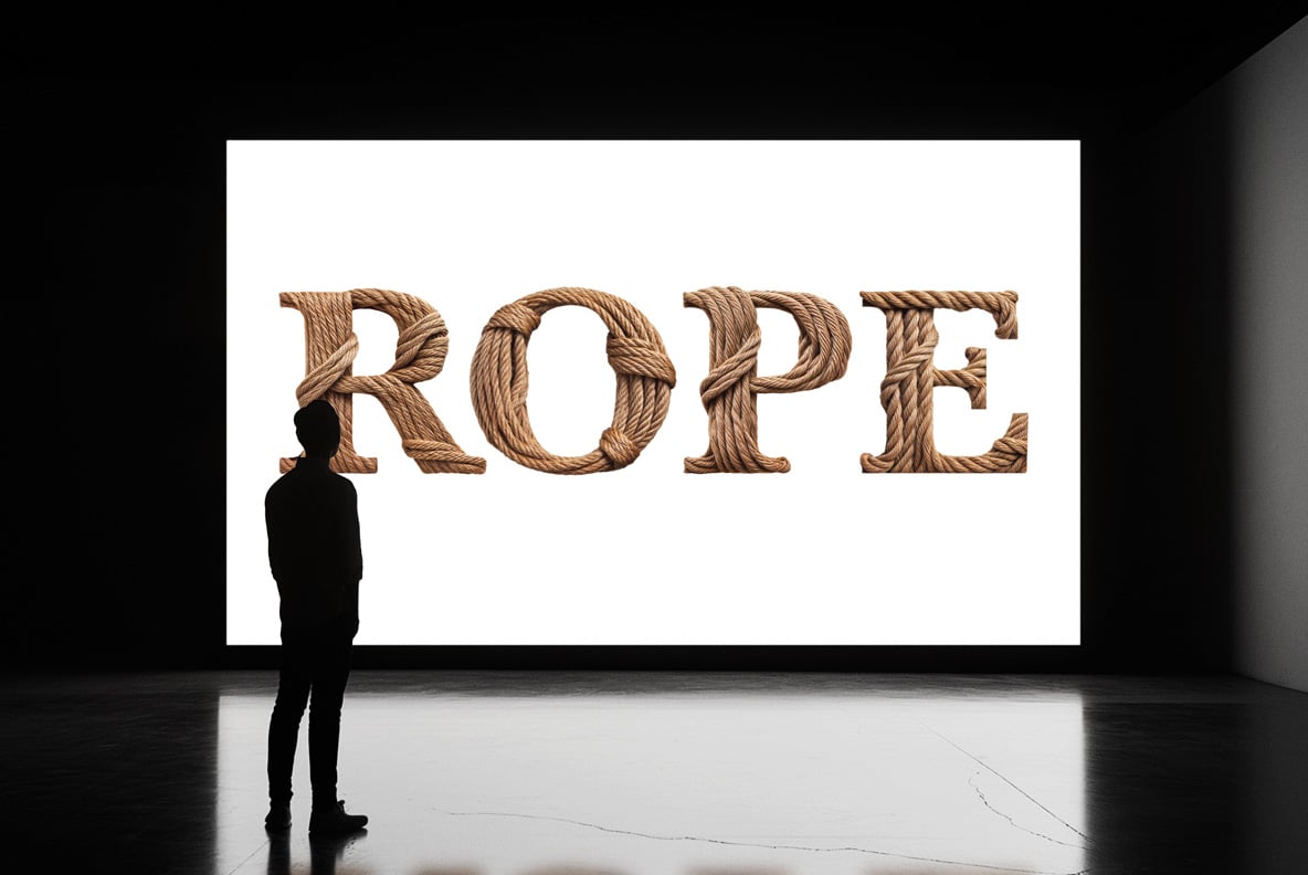 Brown Rope Font
