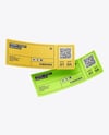 Two Tickets Mockup