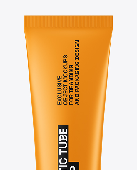 Matte Cosmetic Tube Mockup