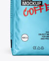Metallic Coffee Bag Mockup