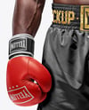 Super Heavyweight Man Wearing Boxing Kit Mockup
