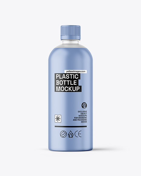 Frosted Cosmetic Bottle Mockup