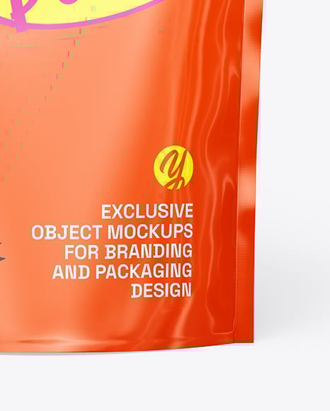 Glossy Pouch Mockup