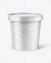 Kraft Paper Ice Cream Cup Mockup