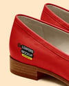 Pair of Women's Leather Loafers Mockup