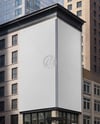 Vertical Billboard on Building Mockup