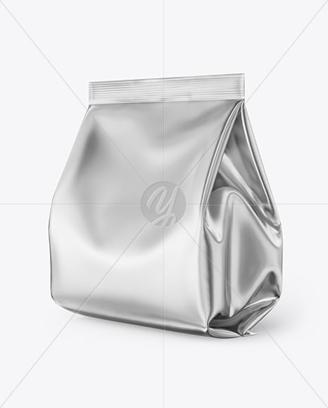 Matte Metallic Package Mockup
