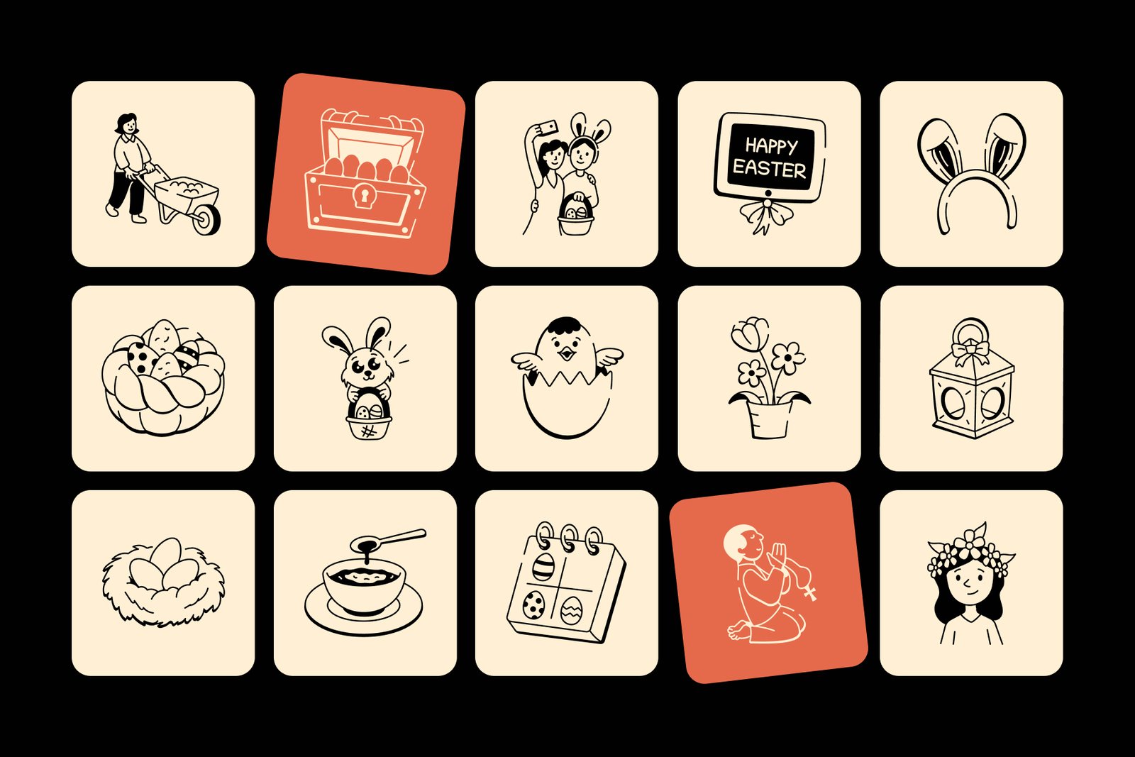Easter Doodles Collection