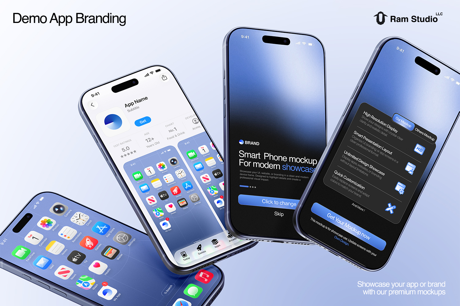 iPhone 17 Pro Max Mockup Set