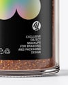 Glass Jar with Cajun Seasoning Mockup