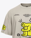 Men's Drop Shoulder Oversized T-Shirt Mockup