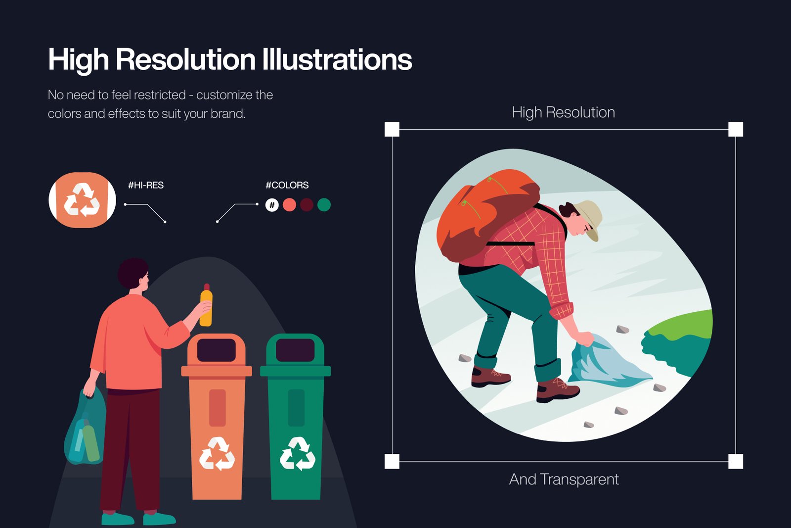 Environment Illustration Art Set