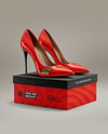 Glossy Stilettos on Shoe Box Mockup